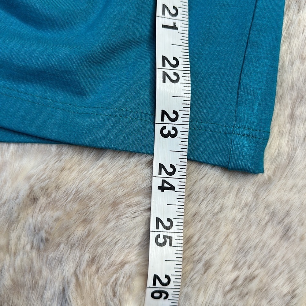 Trina Turk | AMUSING TOP in Tile Blue, NWT - Picture 8 of 10